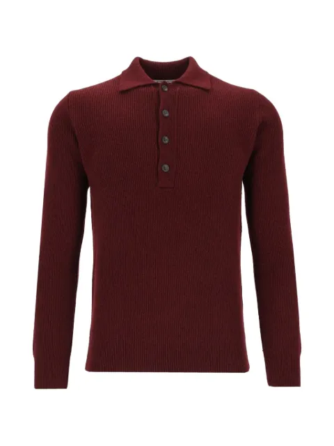 Al Duca D’Aosta 1902 ribbed-knit polo shirt