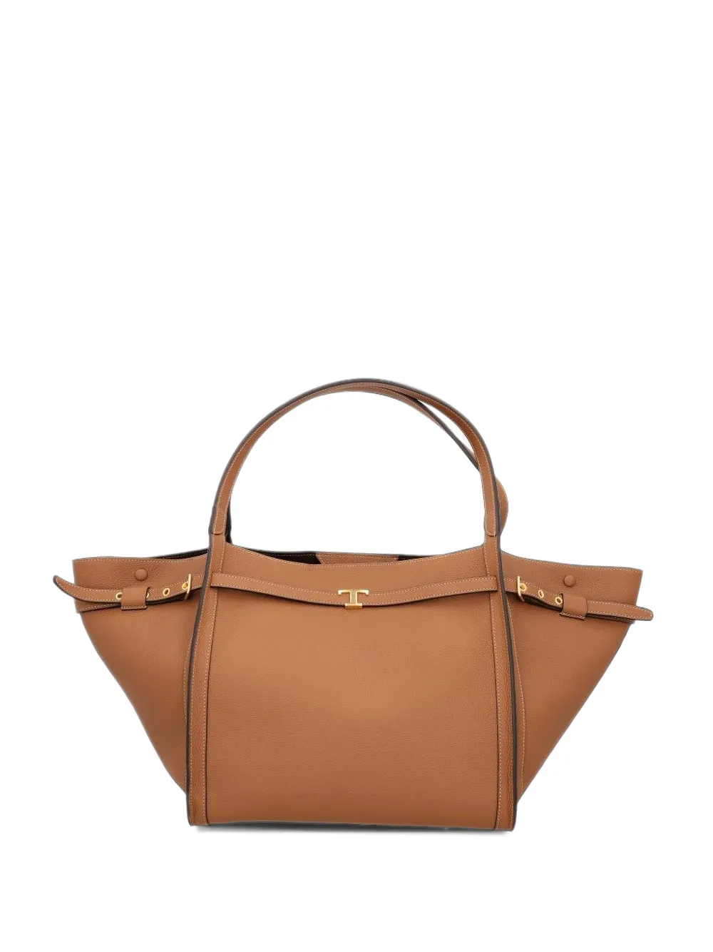 Tod's T Timeless leather tote bag - Brown