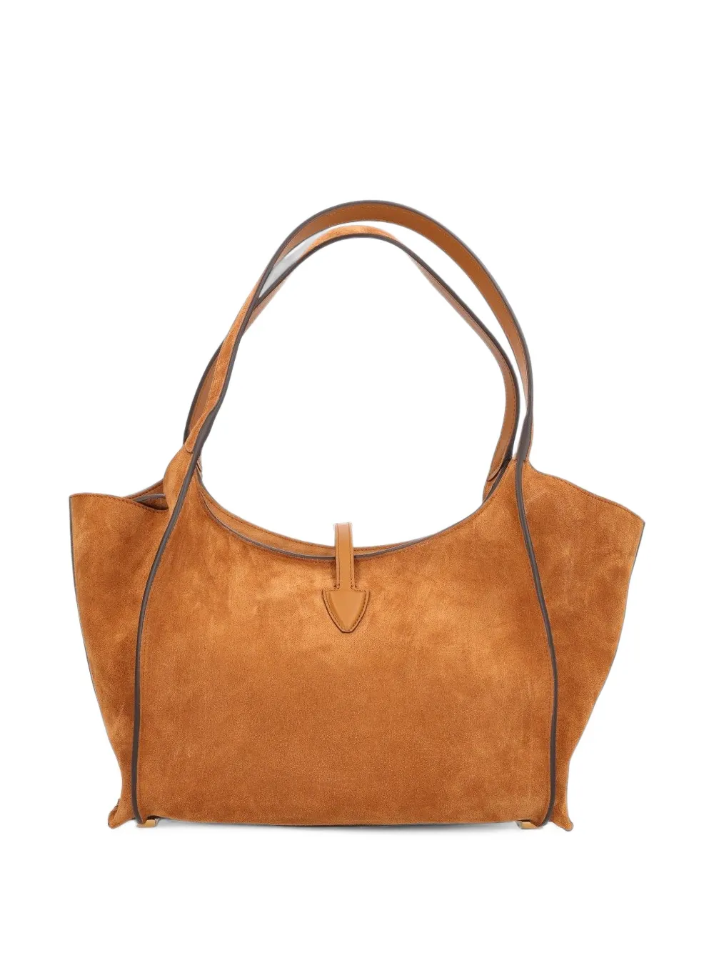 Tod's T Timeless suede tote bag Bruin
