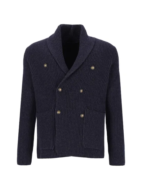 Al Duca D’Aosta 1902 double-breasted shawl-collar cardigan