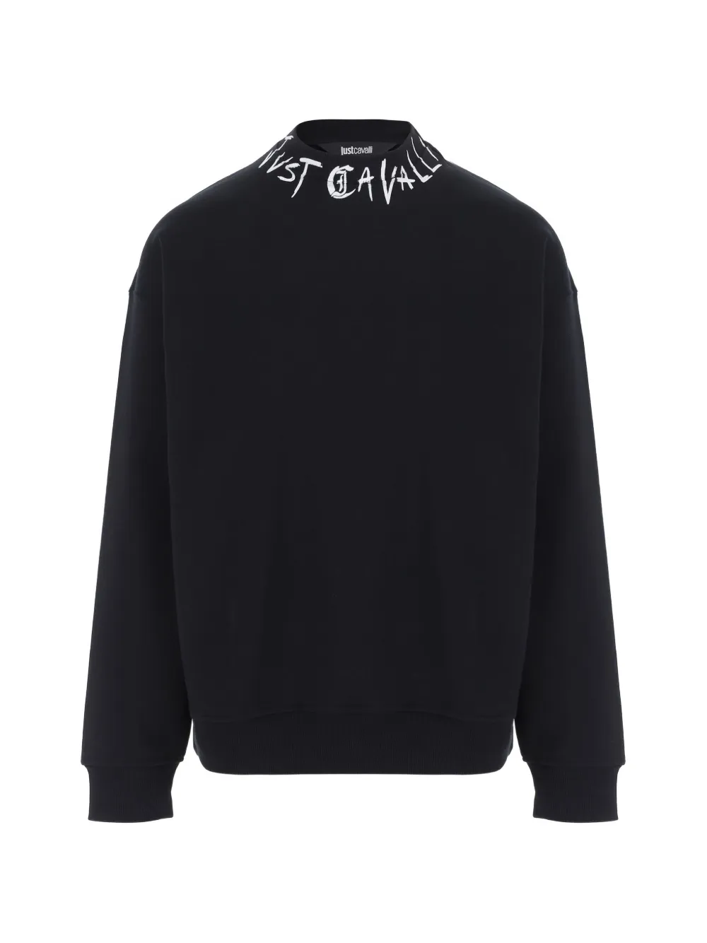 Just Cavalli Logo-print Sweatshirt In Black