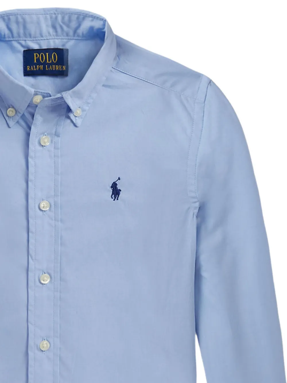 POLO RALPH LAUREN KIDS Shirt met geborduurd logo Blauw