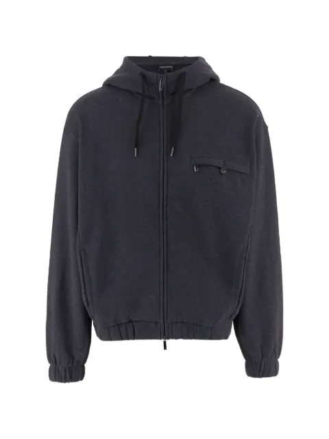 Emporio Armani zip-up hooded jacket