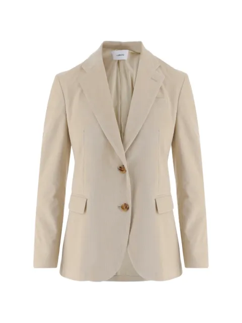 Lardini corduroy-effect single-breasted blazer