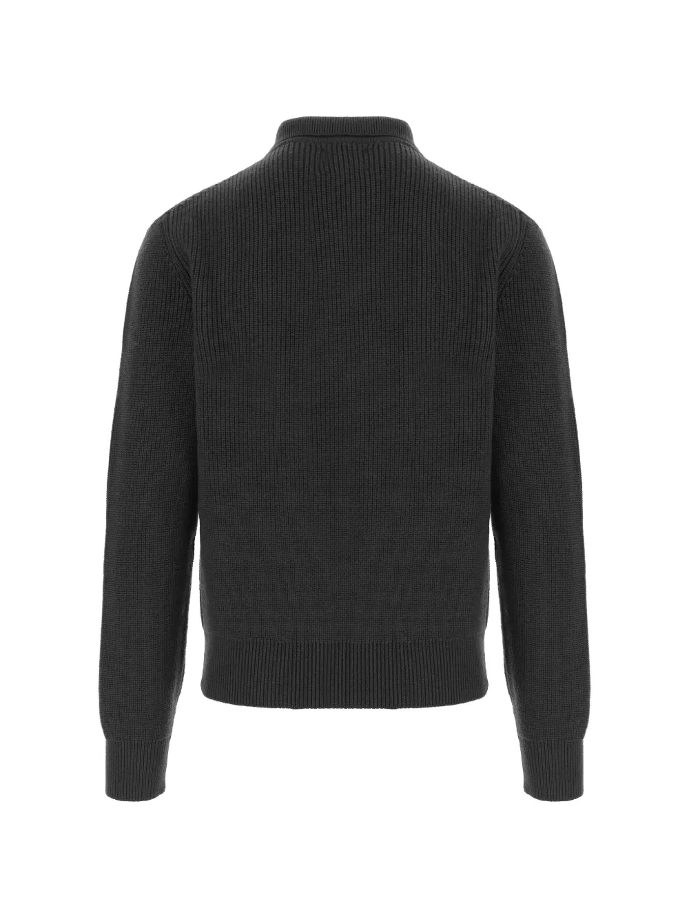 Woolrich Ribgebreid vest Zwart