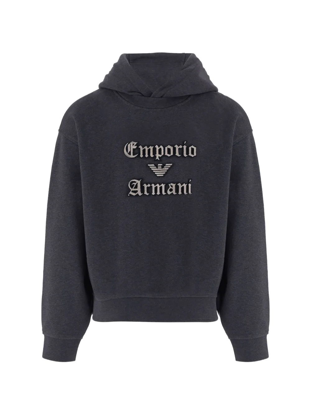 Emporio Armani logo-embroidered hoodie