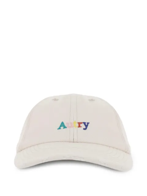 Autry logo-embroidered distressed baseball cap