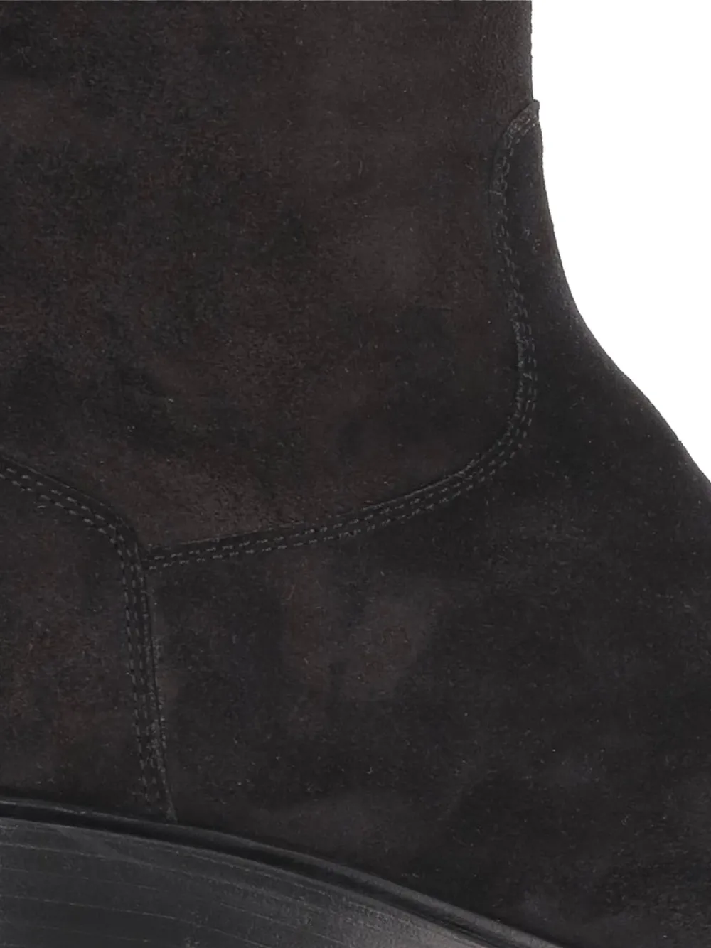 Sartore buckle-detail suede ankle boots Zwart