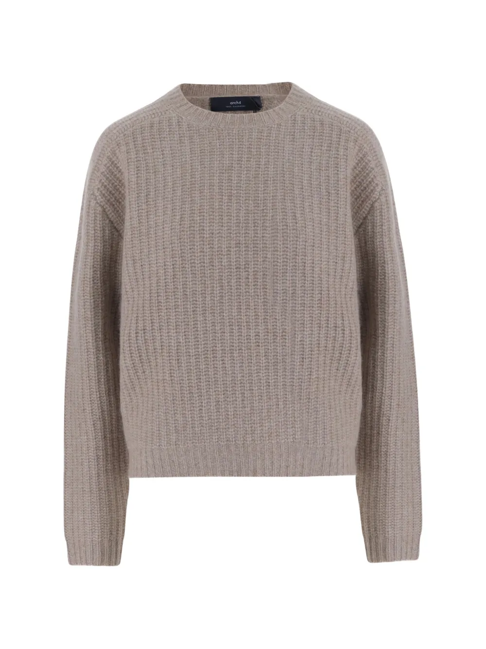 arch4 crew-neck ribbed sweater - Toni neutri