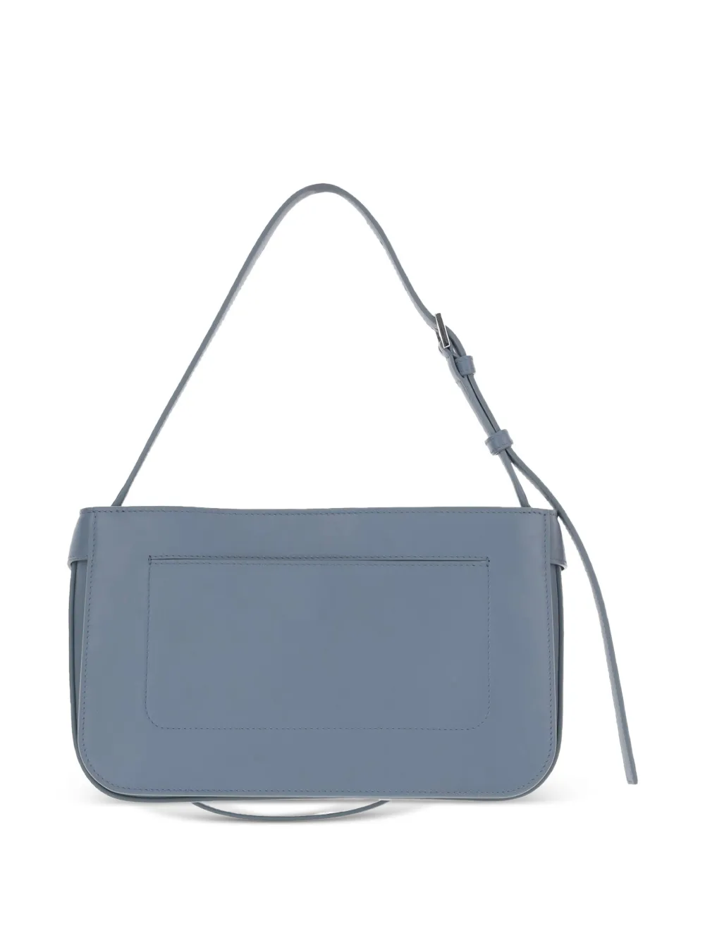 Ferragamo Gancini leren schoudertas met gesp Blauw