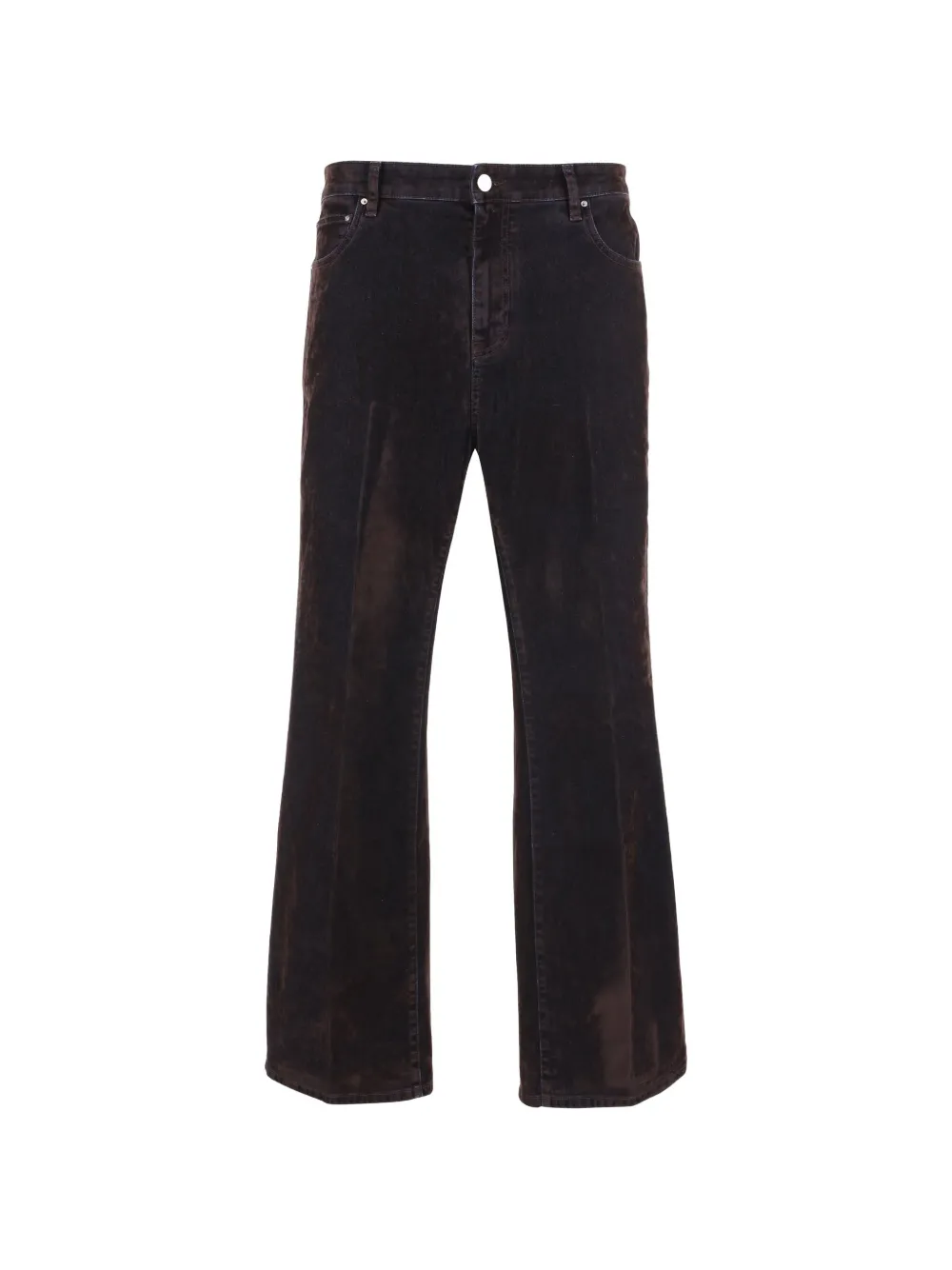 AMIRI flock ma fit 5 pocket jeans - Marrone