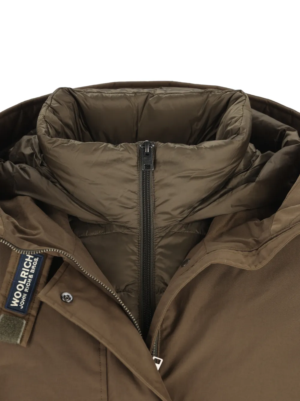 Woolrich Gewatteerde parka met capuchon Groen