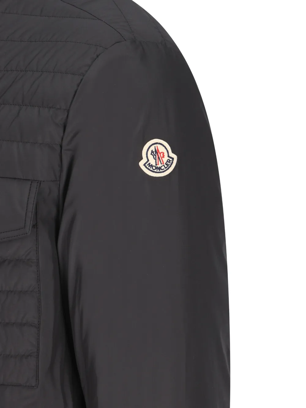 Moncler Jack met vlakken Zwart