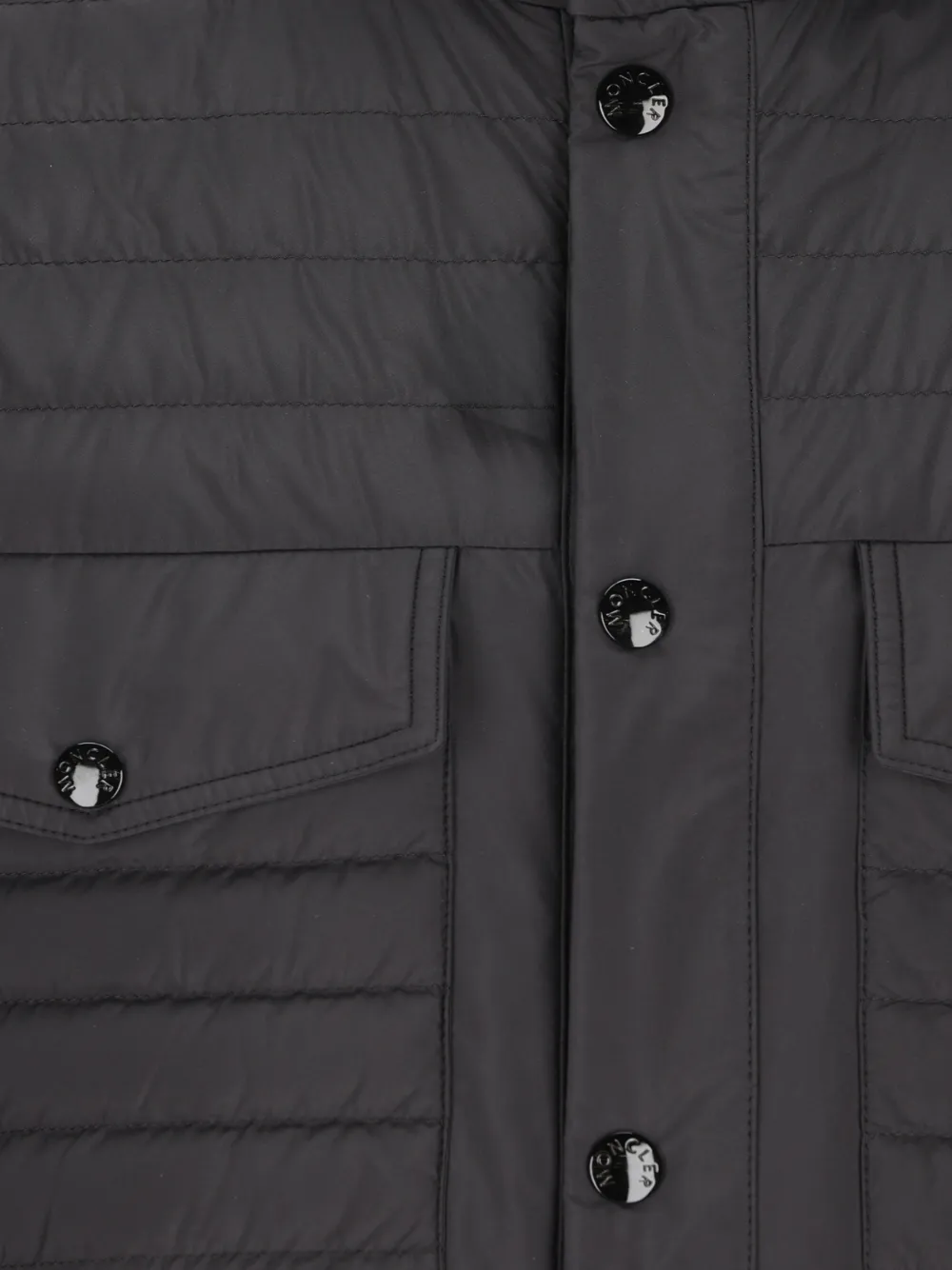 Moncler Jack met vlakken Zwart