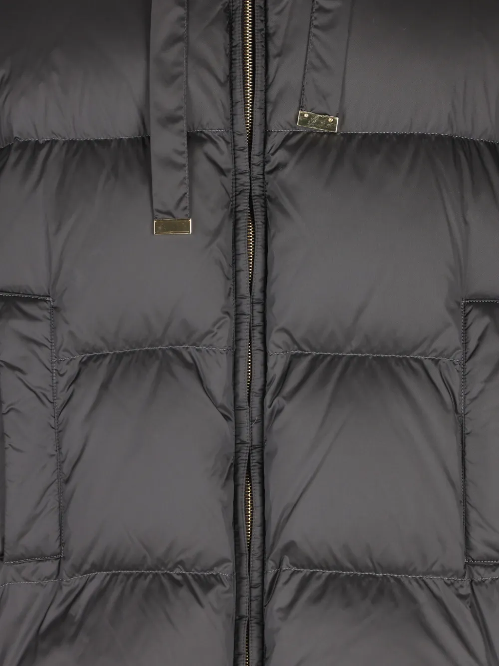 Max Mara The Cube donsjack met capuchon Zwart