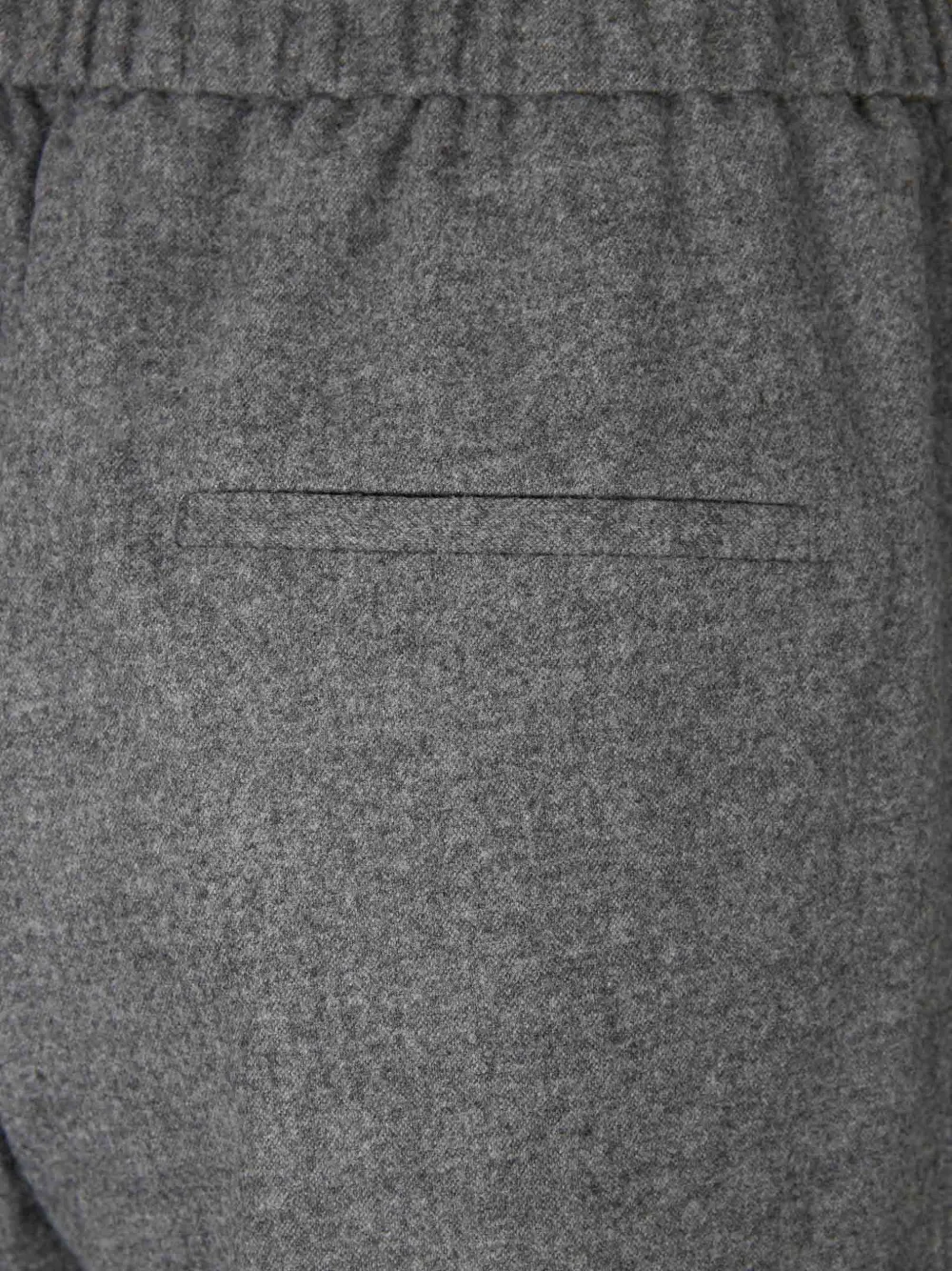 Peserico Trainingsbroek met elastische taille en paspelafwerking Grijs