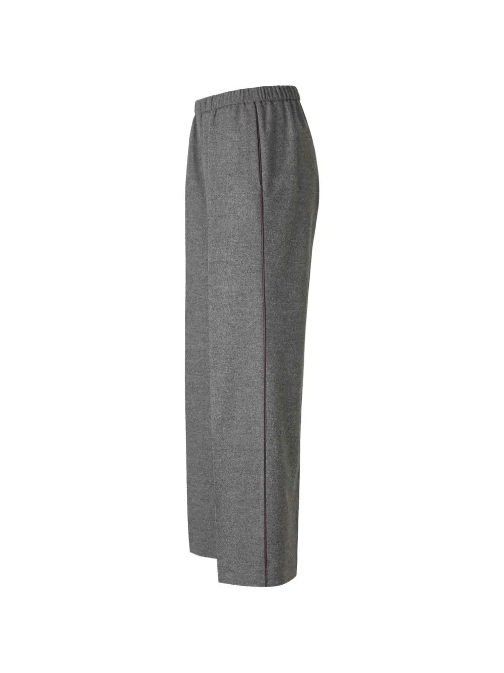 Peserico Trainingsbroek met elastische taille en paspelafwerking Grijs