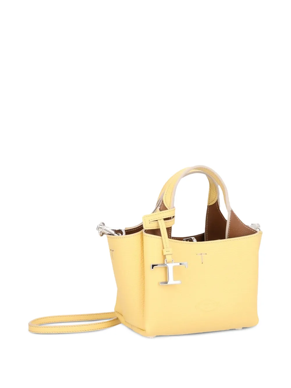 Tod's T Timeless leren schoudertas Geel