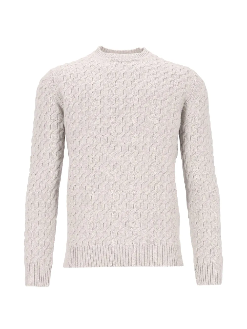 Al Duca D’Aosta 1902 cable-knit crew-neck sweater
