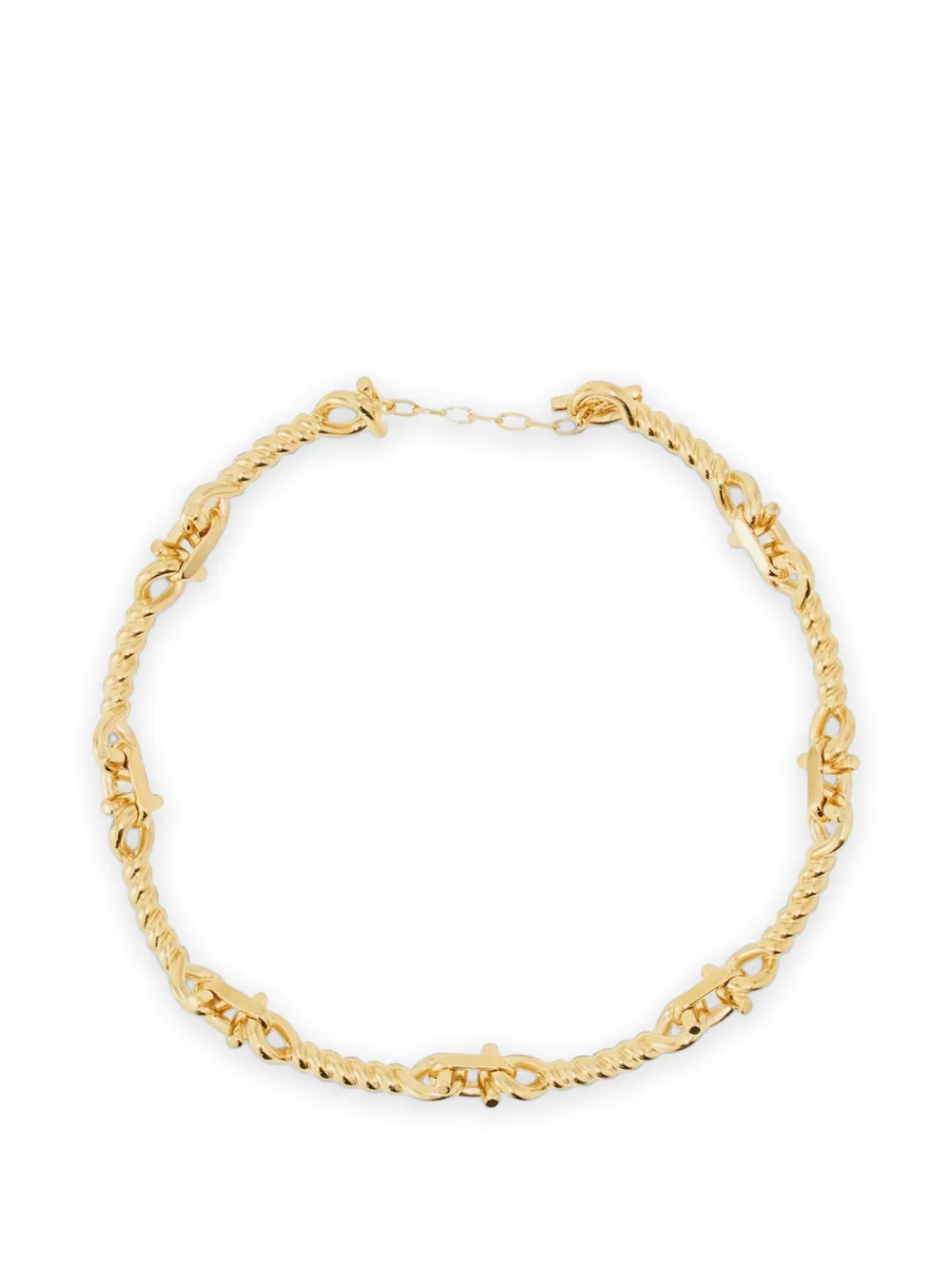 Ferragamo Gancini twisted bracelet (L) - Oro