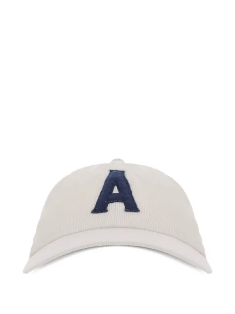 Autry corduroy logo-patch baseball cap