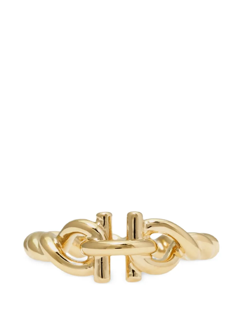 Ferragamo torchon Gancini ring - Oro