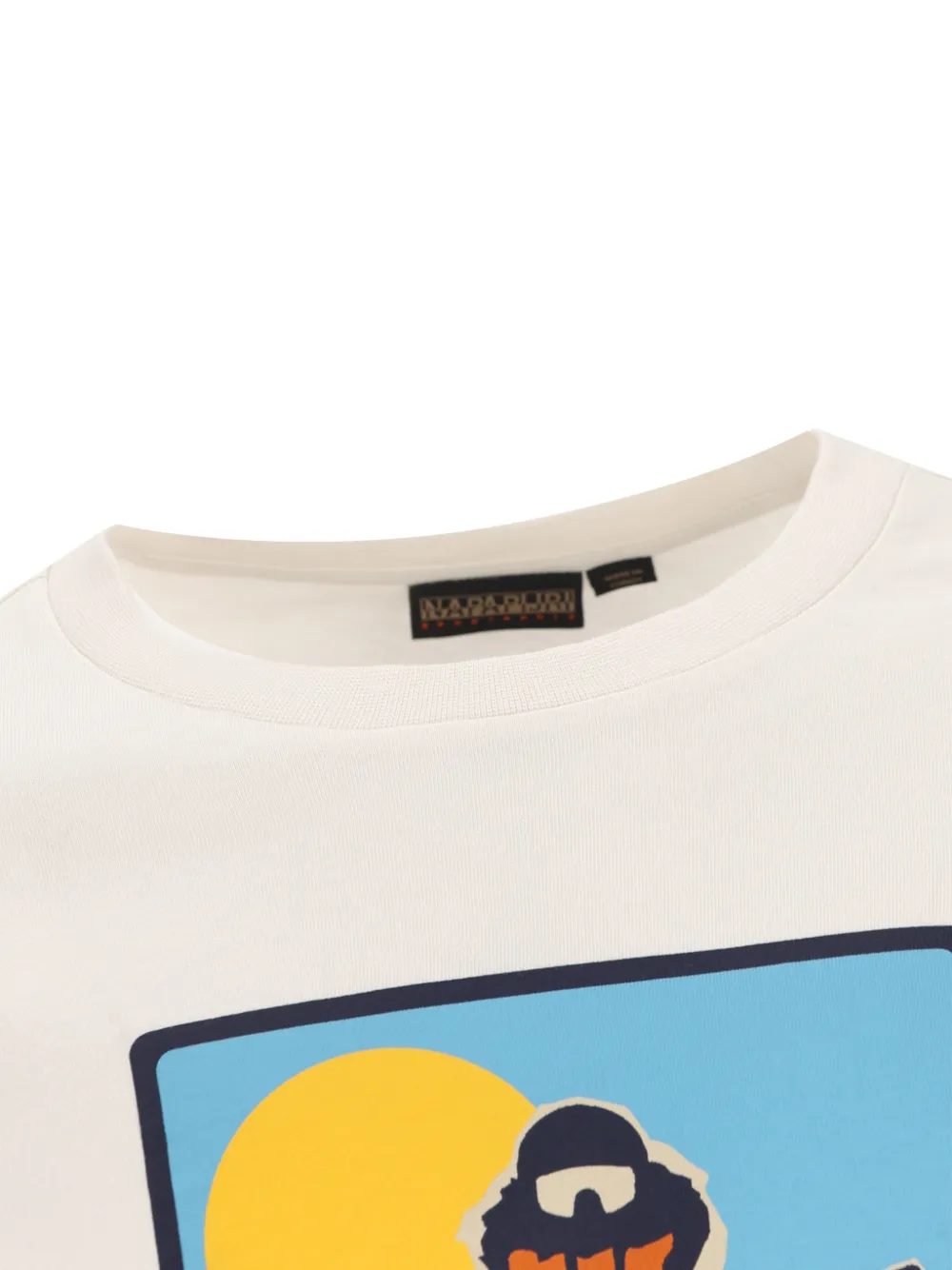 Napapijri T-shirt met print Wit