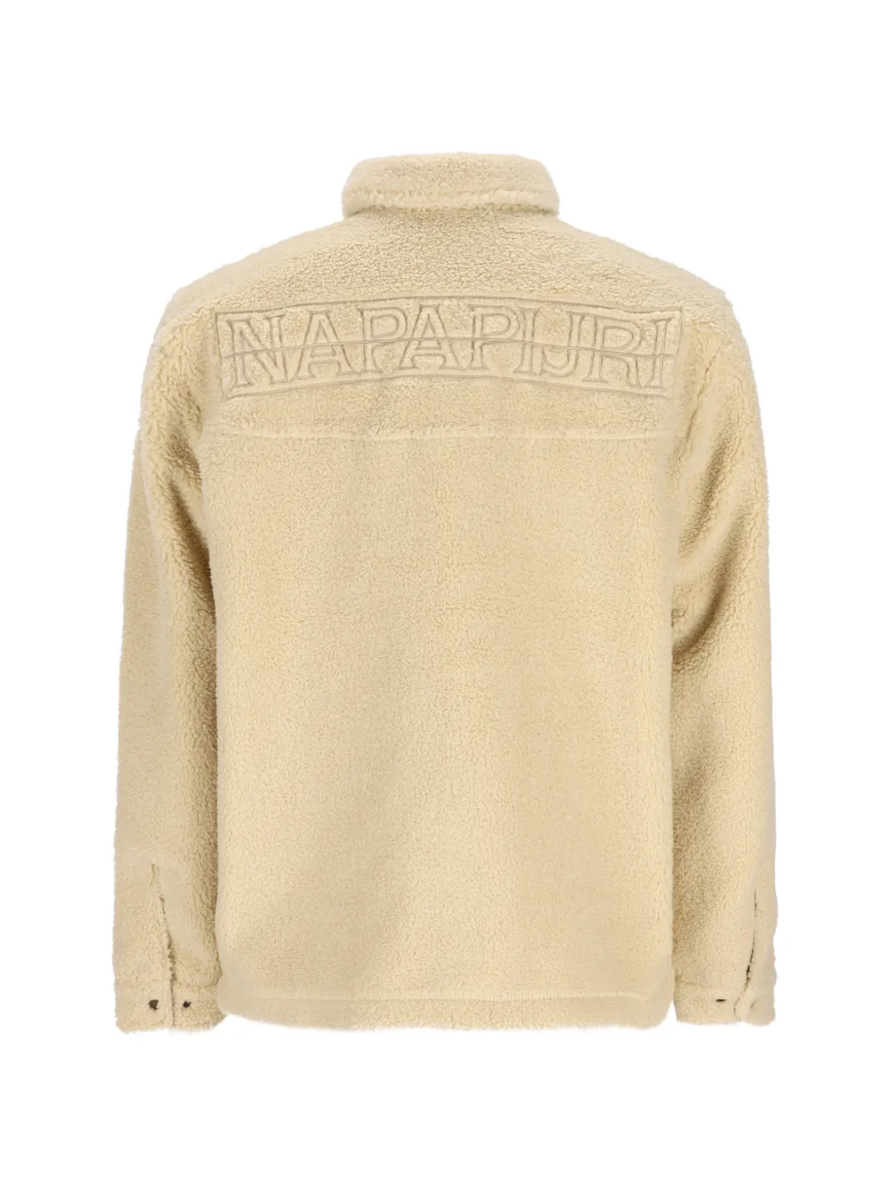 Napapijri Fleece shirtjack Beige