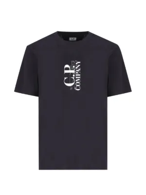 C.P. Company ロゴラベル Tシャツ | ブルー | FARFETCH JP