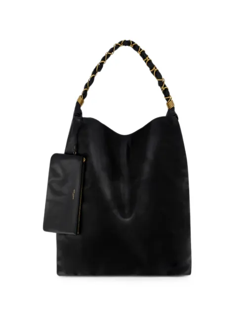 Saint Laurent YSL-plaque chain-link tote bag