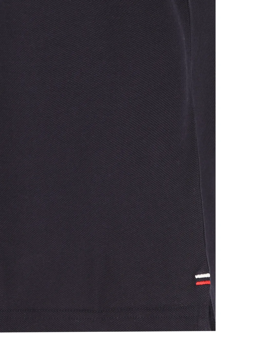 Moncler Piquet poloshirt met logo-patch Blauw