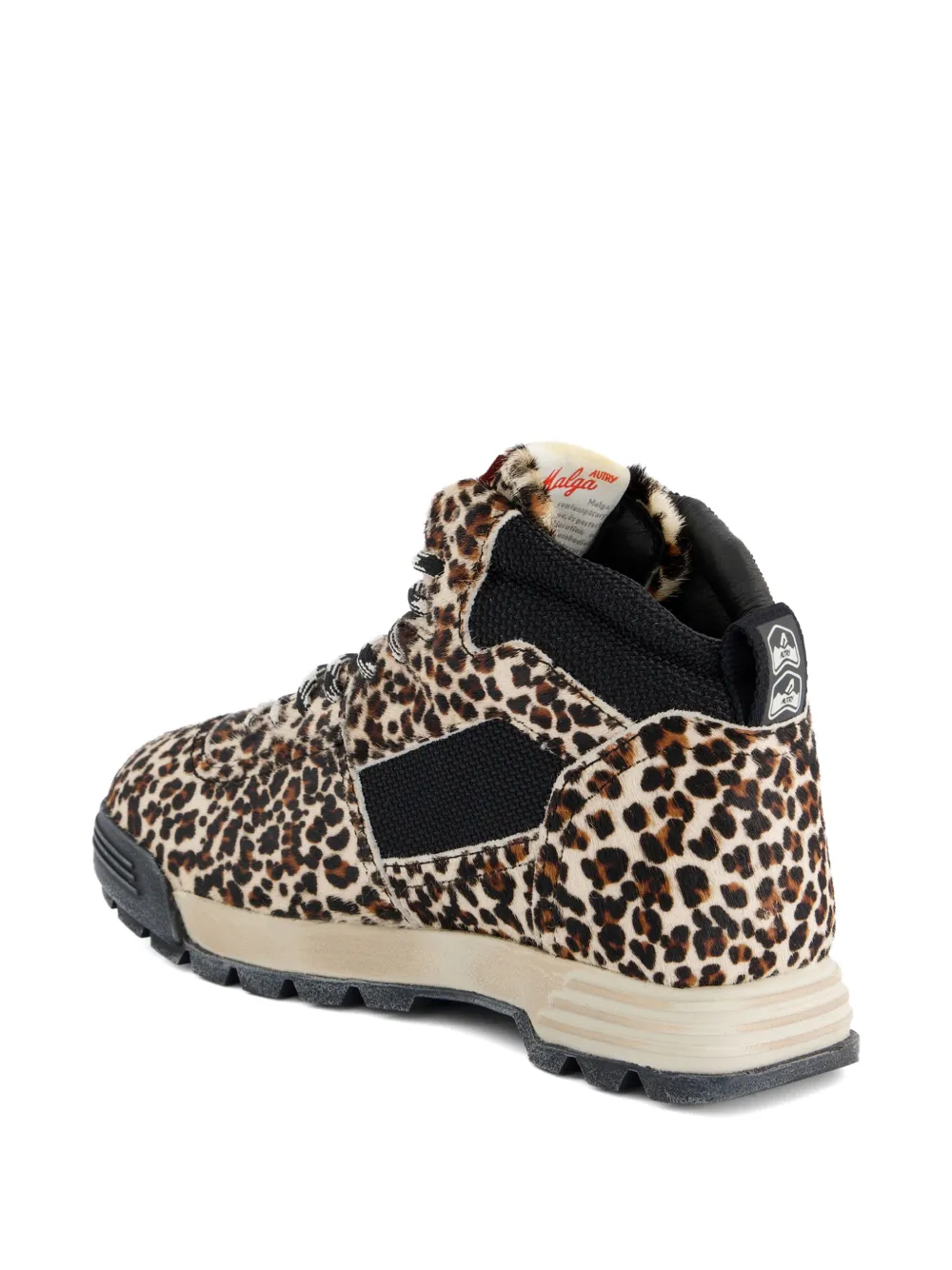 Autry Malga leopard-print sneakers Beige