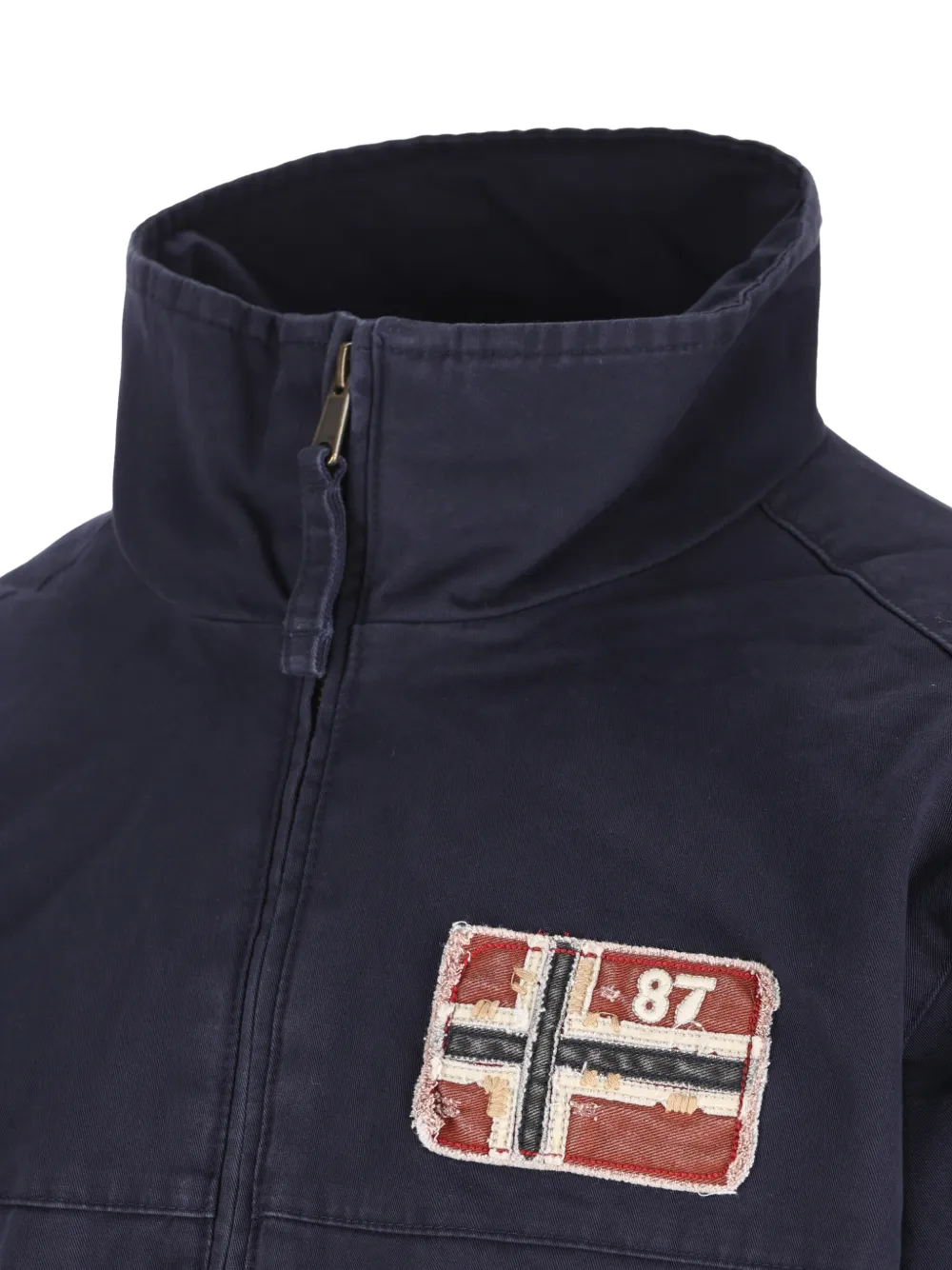 Napapijri Shirtjack met logopatch Blauw