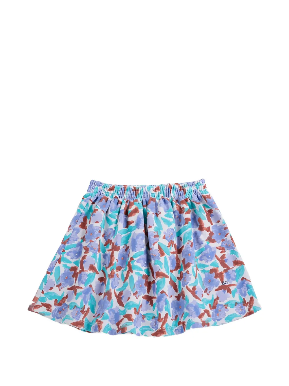 Bobo Choses floral-print elasticated skirt - Blu