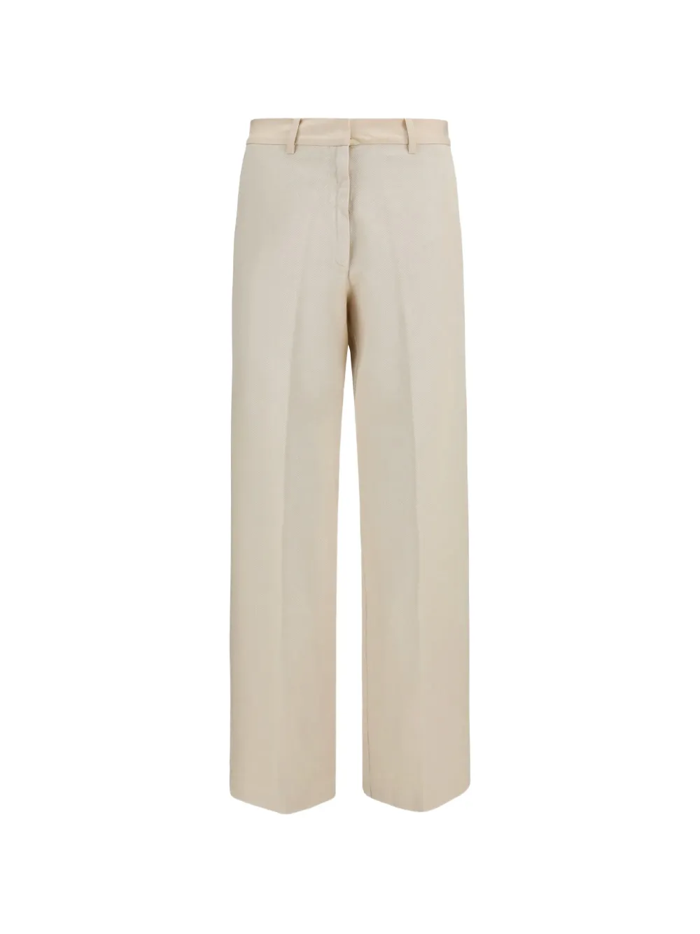 Forte Forte straight-leg belt-loop trousers - Toni neutri