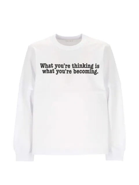sacai Muhammad Ali layered-sleeve t-shirt