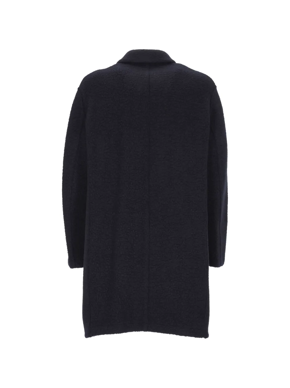 Harris Wharf London Jas met enkele rij knopen en bouclé-textuur Blauw