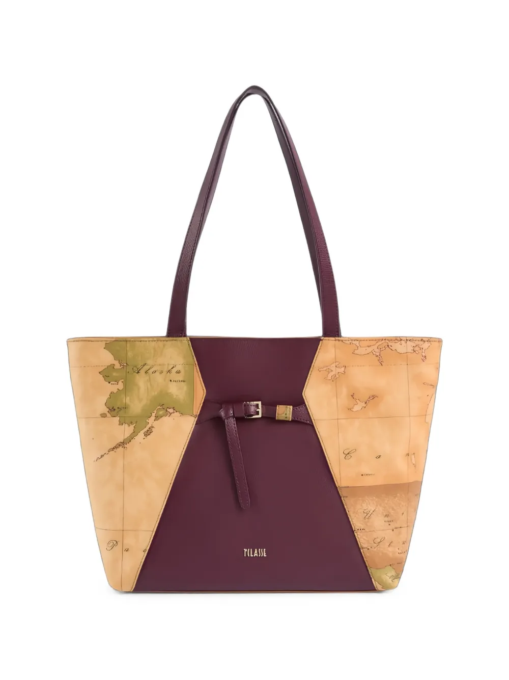 ALVIERO MARTINI 1° CLASSE Geo Saloon panelled tote bag - Toni neutri