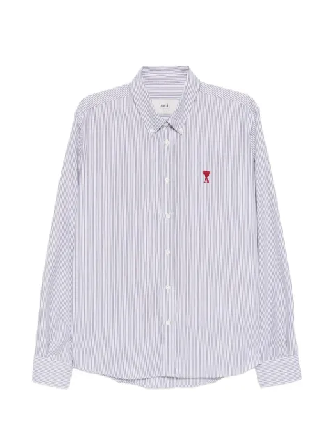 AMI Paris Ami de Coeur striped shirt