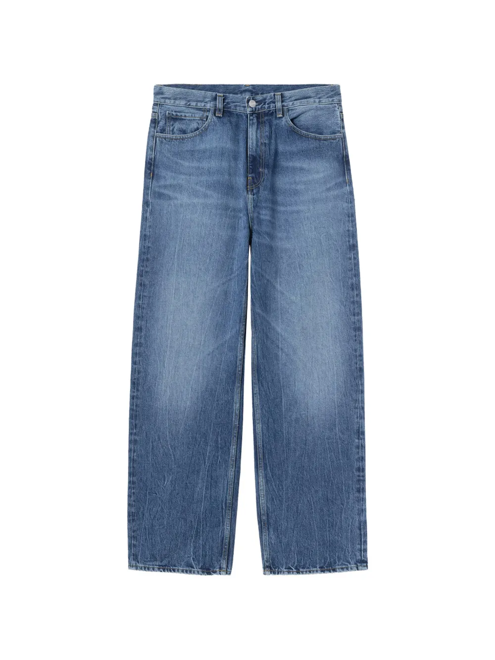 Carhartt WIP Payson logo-patch jeans - Blu