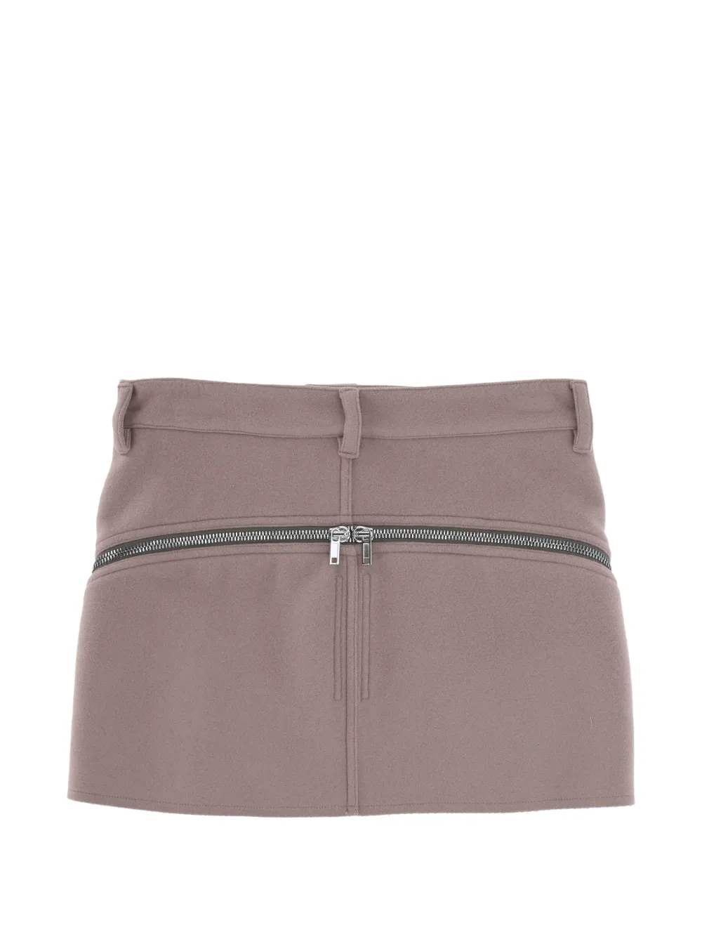 Rick Owens Wollen mini-rok met rits Roze