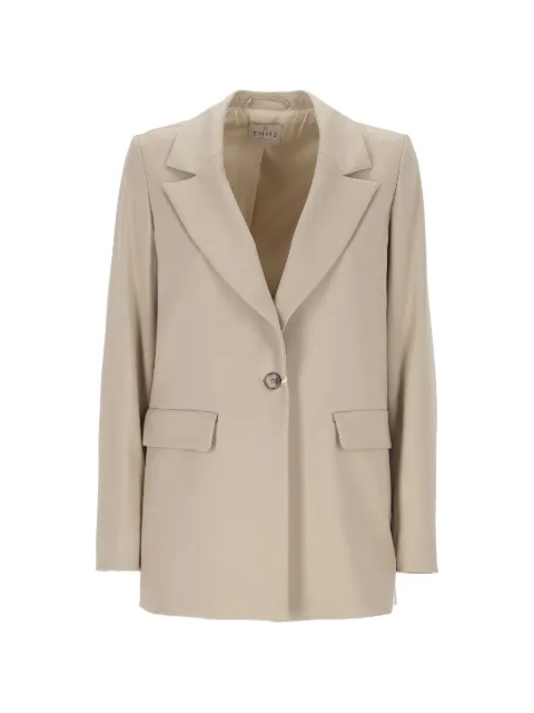 EMME single-breasted notched-lapels jacket
