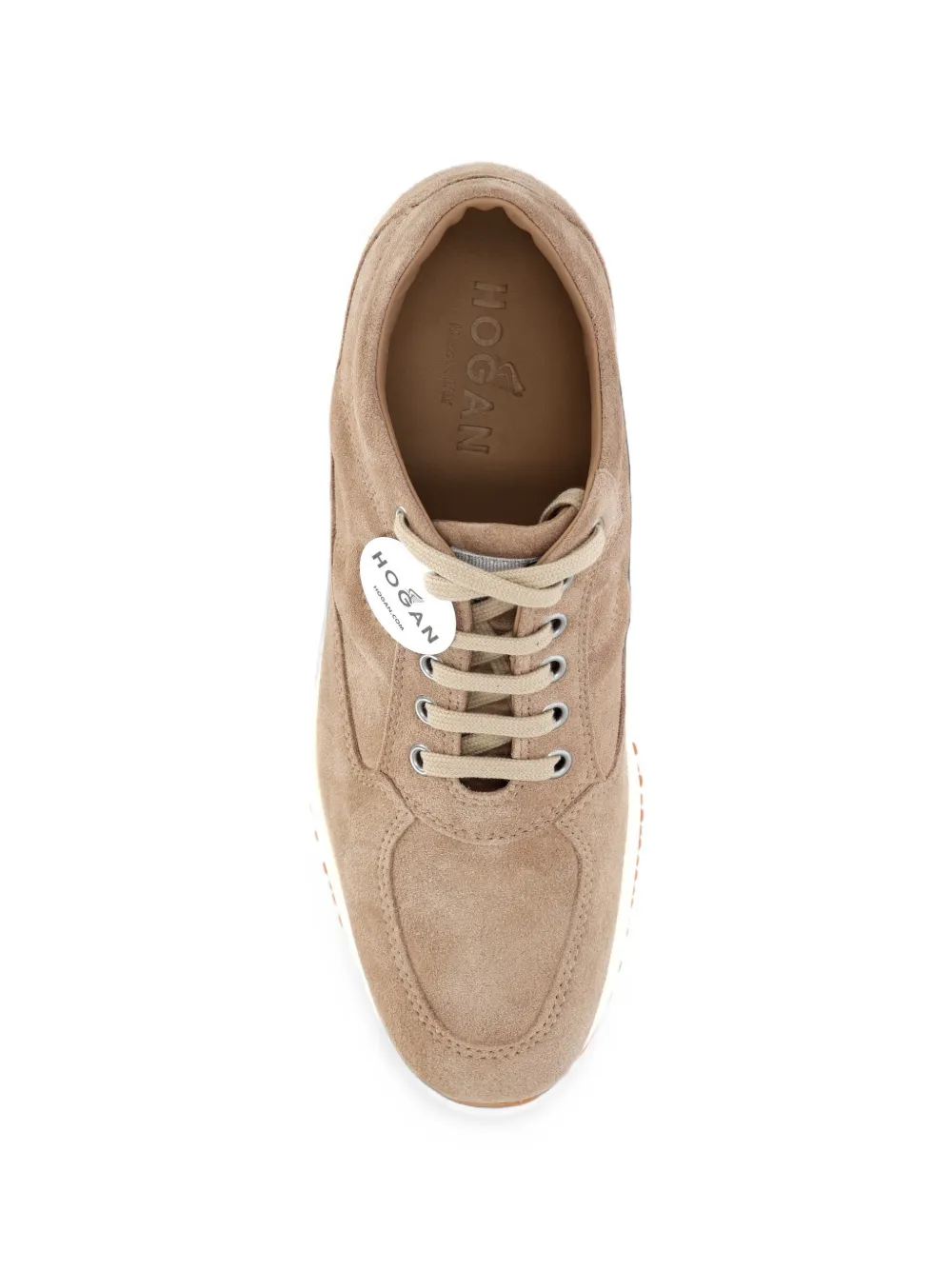 Hogan Interactive suede sneakers Beige