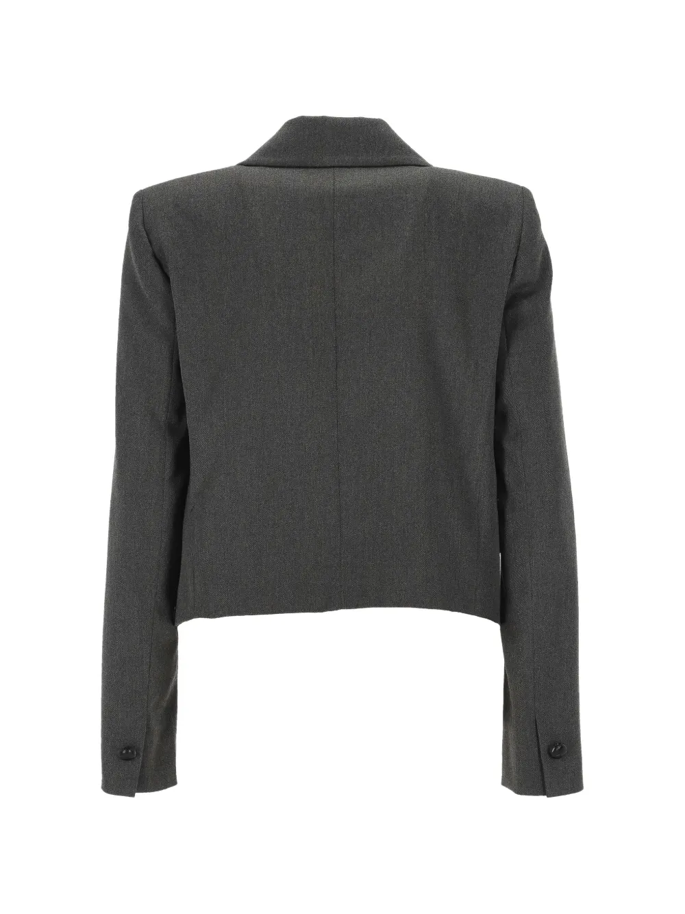 Marella Cropped blazer met enkele rij knopen Grijs