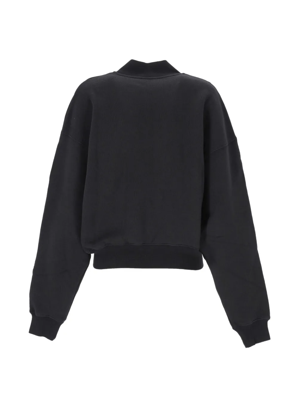 AGOLDE Tess zip-fastening sweatshirt Zwart