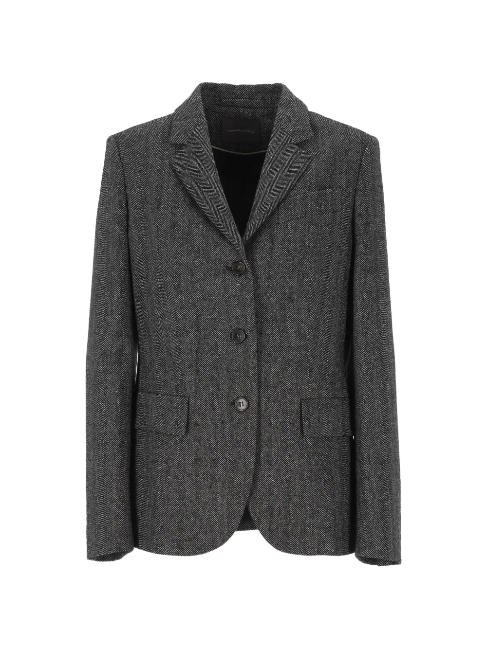 Lorena Antoniazzi Blazer mit Fischgrätenmuster - Grau