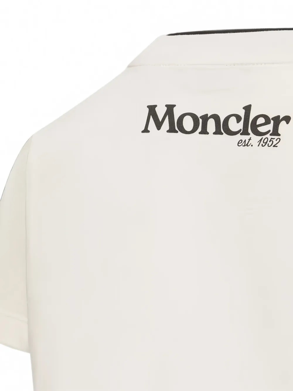 Moncler Enfant logo-patch T-shirt Wit