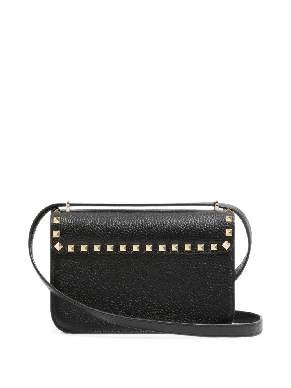 Valentino Garavani Rockstud kleine shopper van korrelig kalfsleer Zwart