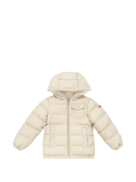 Moncler Enfant padded hooded jacket
