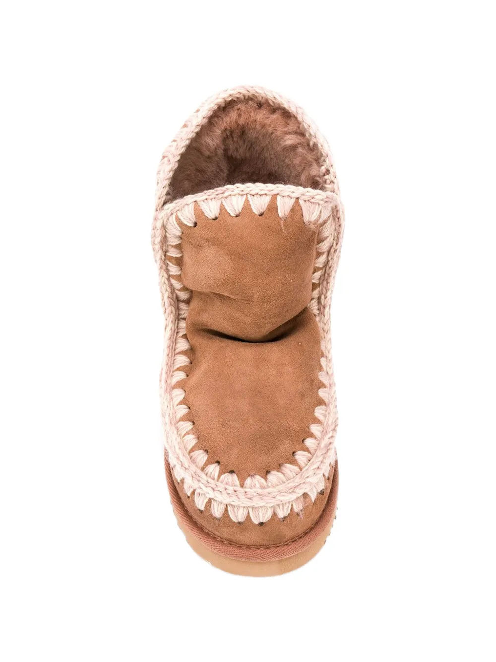 Mou contrast-stitch ankle boots Bruin